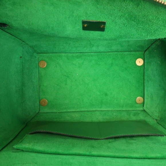 Celine Mini Belt Bag Green Grained Calfskin - Picture 6 of 8